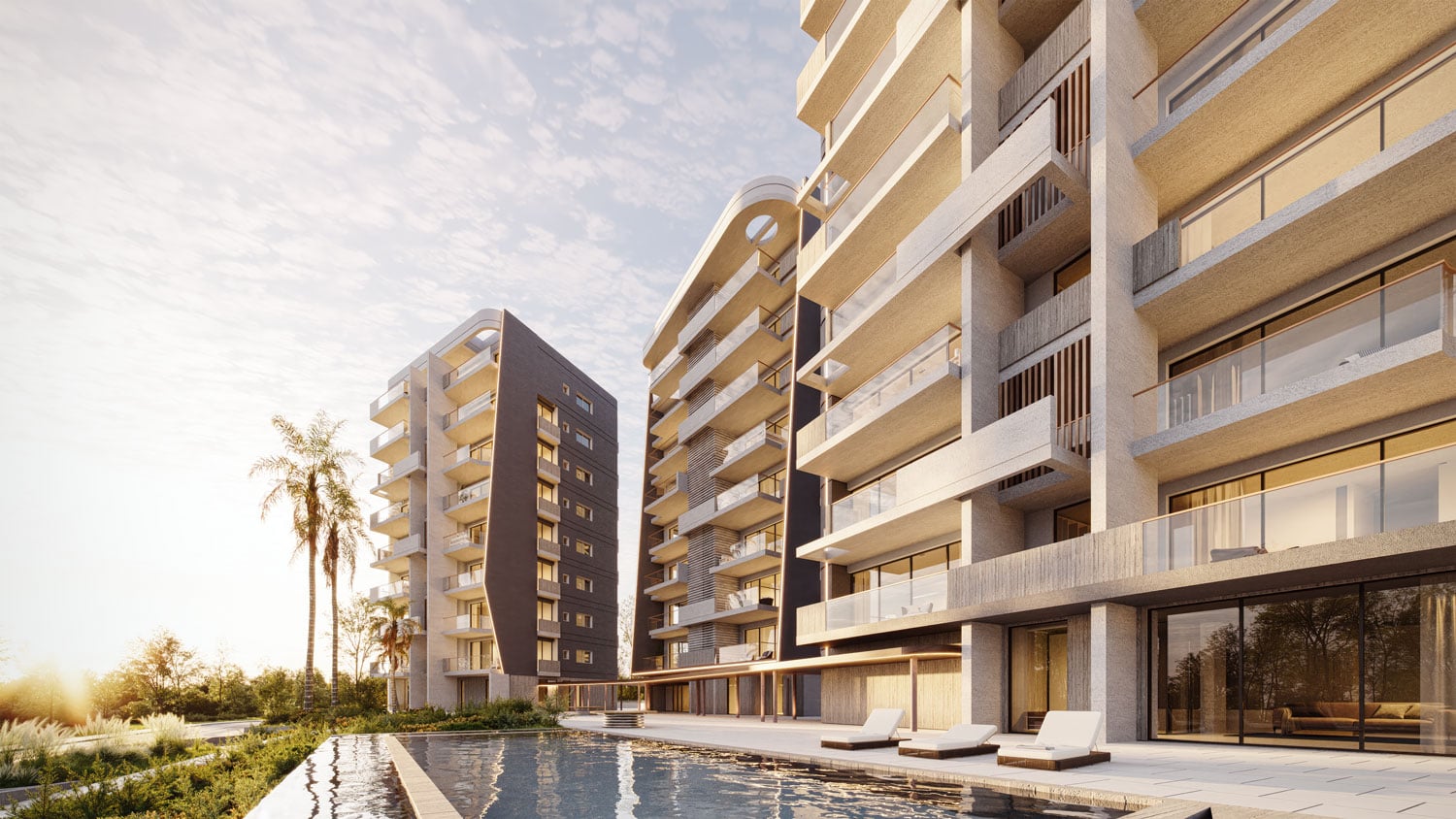 AURA RESIDENCES - SEA VIEW APARTMENTS IN LARNACA