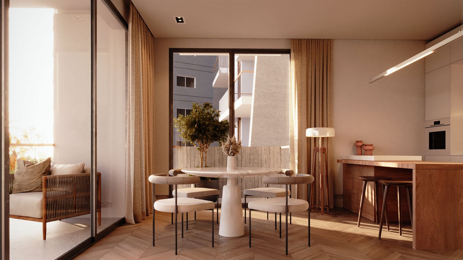 AURA RESIDENCES - SEA VIEW APARTMENTS IN LARNACA