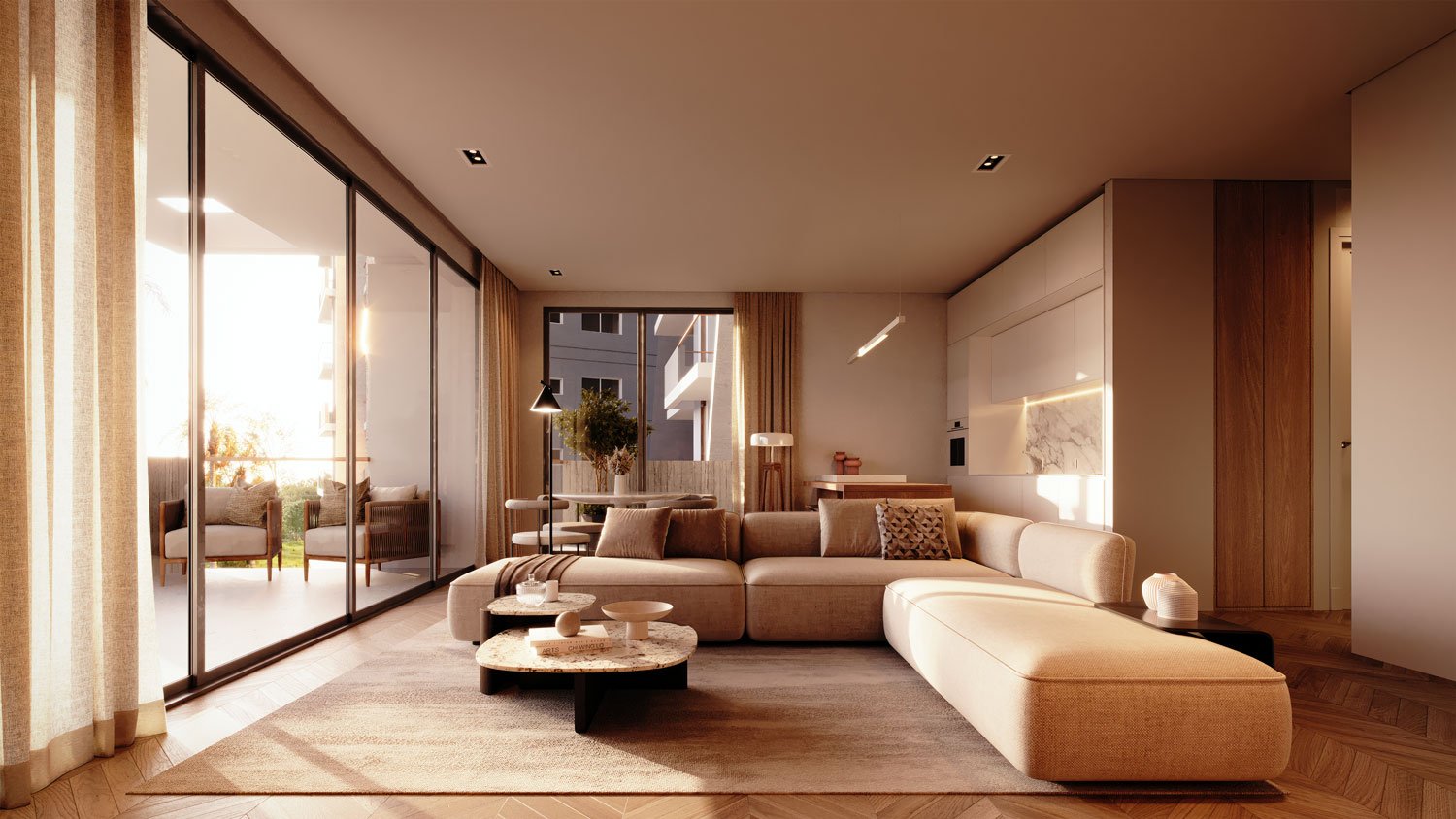 AURA RESIDENCES - SEA VIEW APARTMENTS IN LARNACA