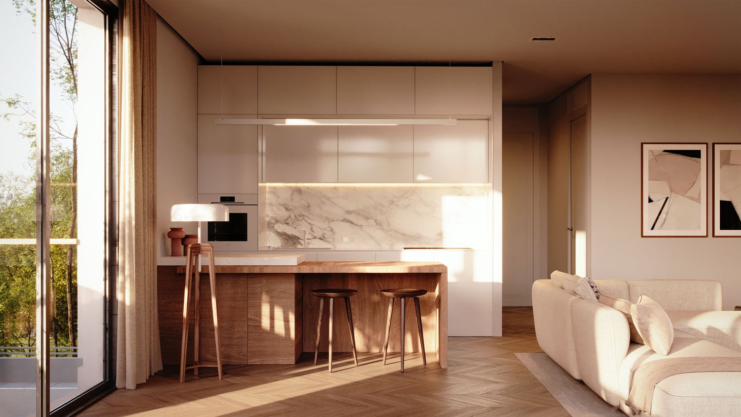 AURA RESIDENCES - SEA VIEW APARTMENTS IN LARNACA