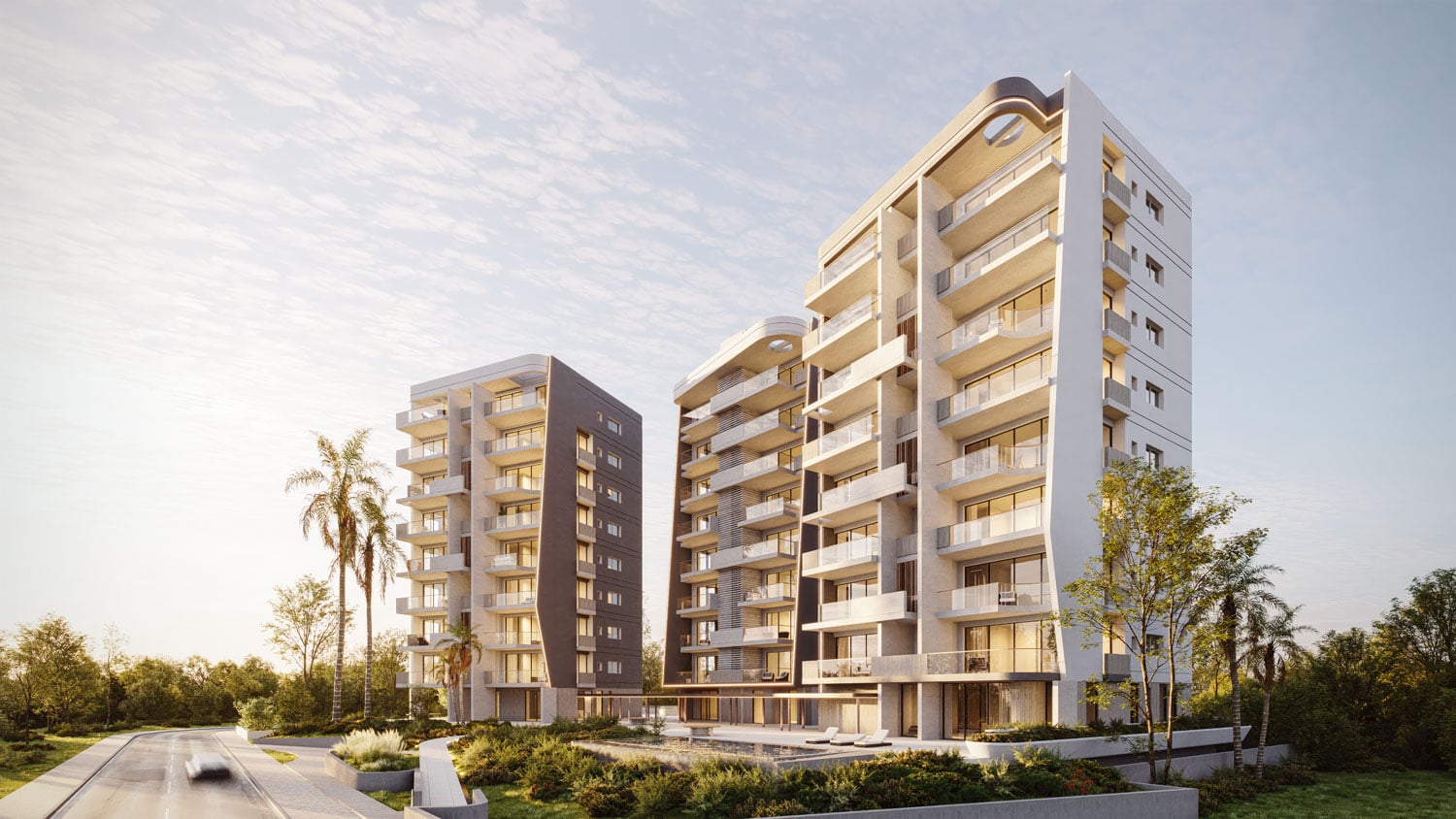 AURA RESIDENCES - SEA VIEW APARTMENTS IN LARNACA