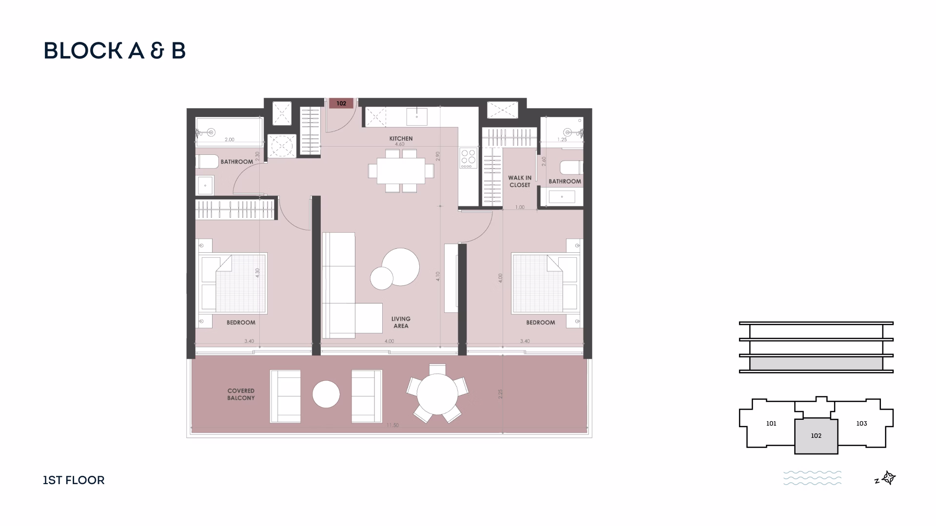 Photo 1: Rays — Apartment A-102